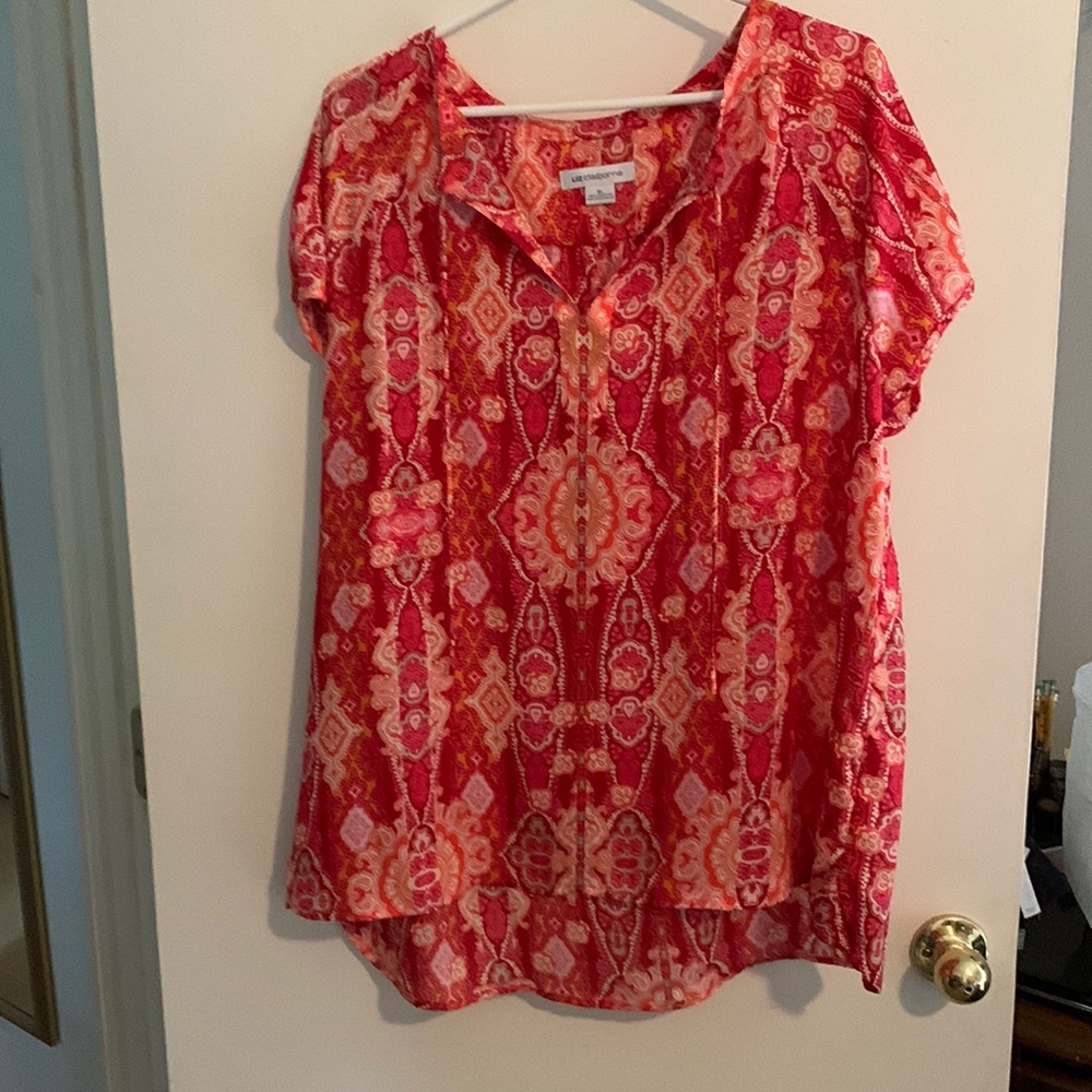 Liz Claiborne Polyester Top Size XL